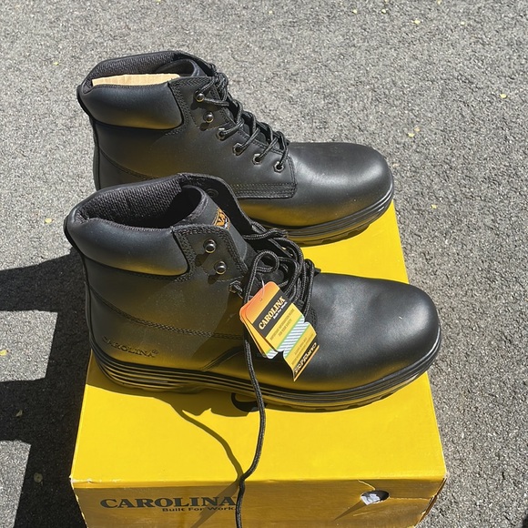 Black Carolina Steel Toe Workboot Sz12 Never Worn! - Picture 2 of 6